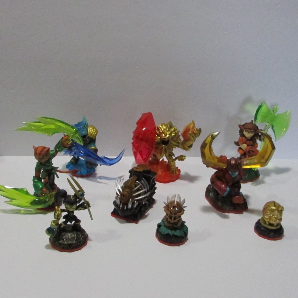 Skylander lot swap Rush Wildfire Bushwack Tuff Snap Shot Deja Vu Nightmare
